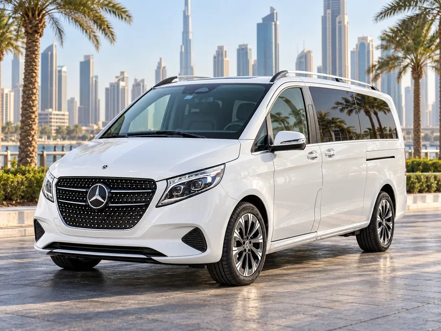 Mercedes-benz v-class mpv illustrating VIP & Executive Group Transport Dubai