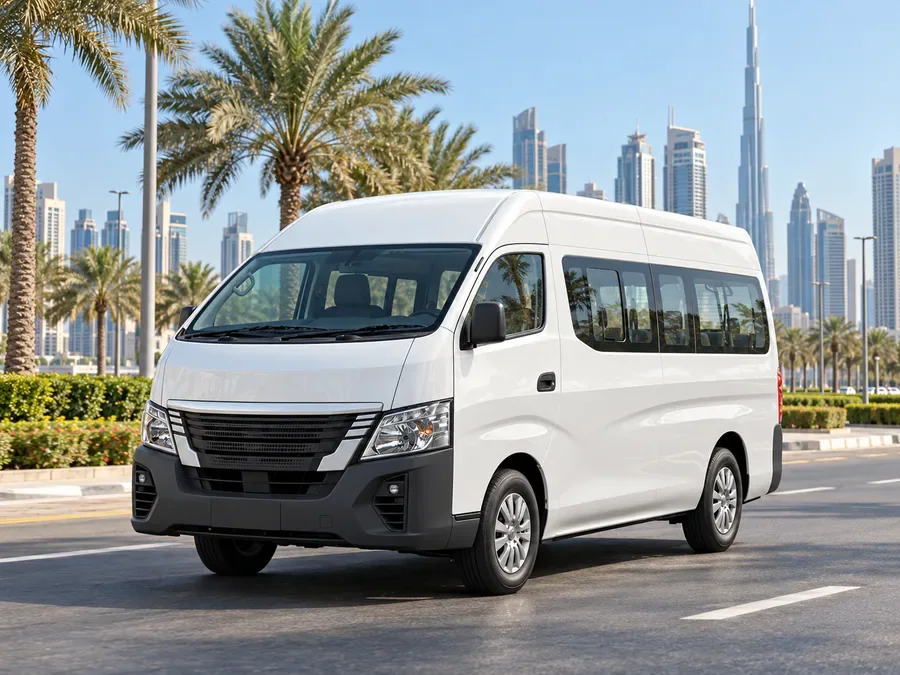Nissan urvan passenger van illustrating home