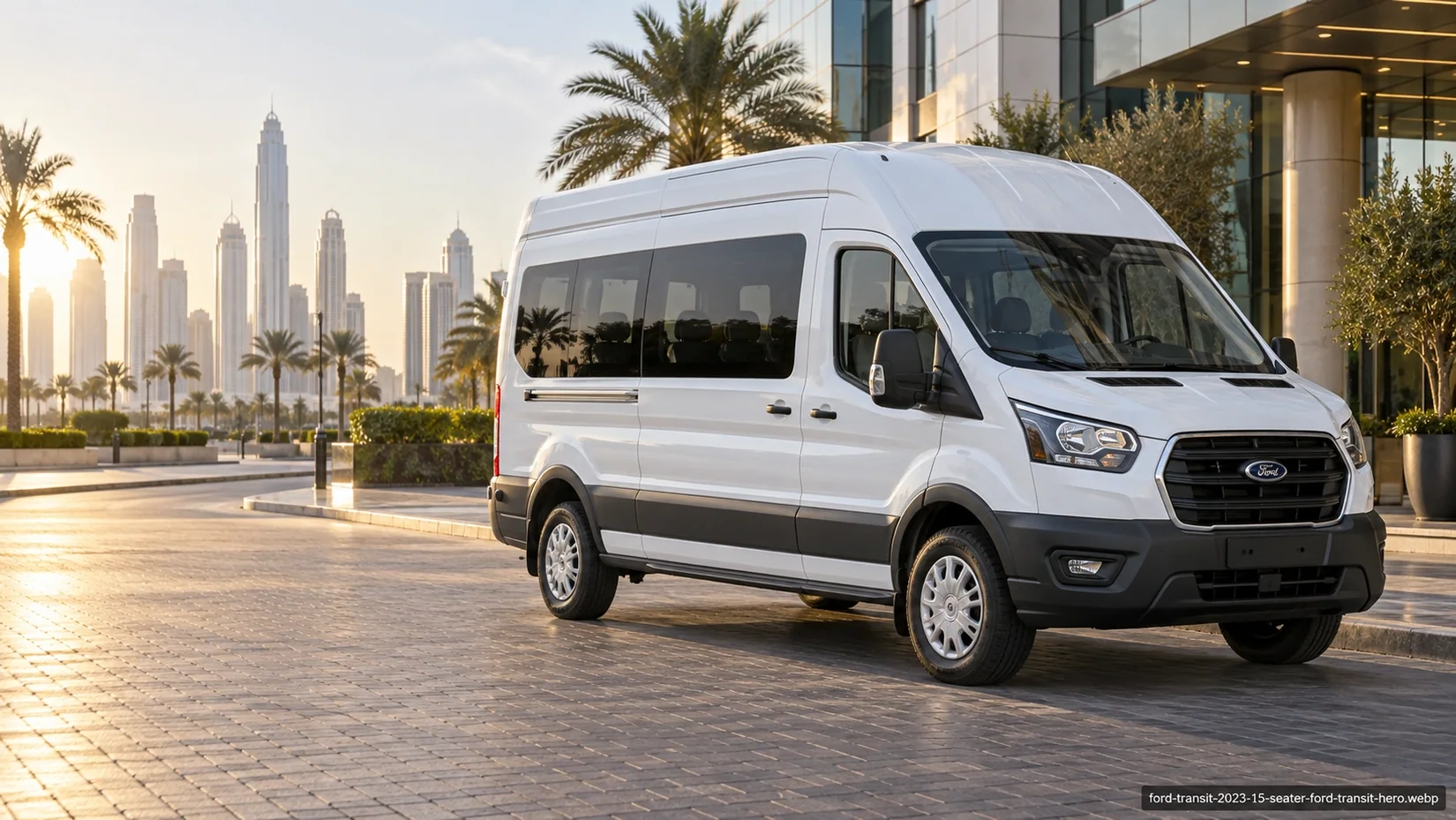 Ford transit minibus illustrating home