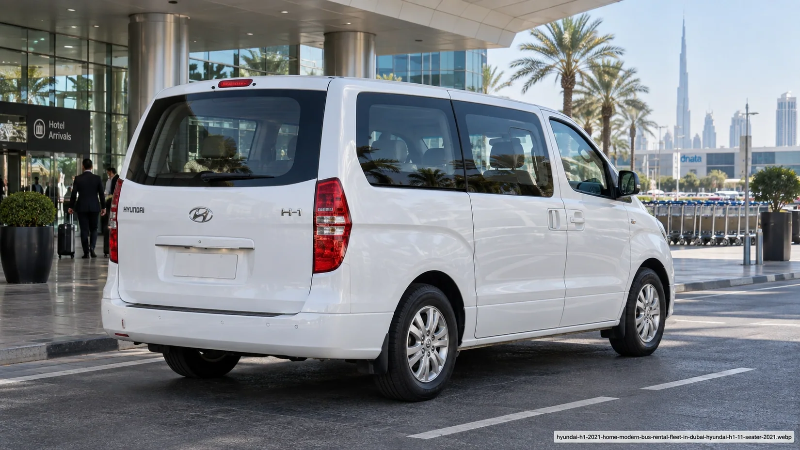 Hyundai h1 van illustrating hyundai h1 rental dubai
