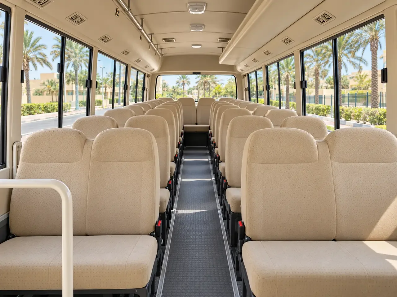 Yellow school transport bus illustrating School Pick & Drop Dubai